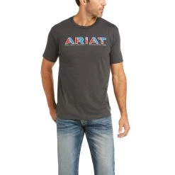 Ariat Men's Shadow 93 Charcoal Heather Tee 10036564