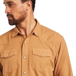 Ariat Men's Chipmunk Brown Snap Shirt 10040598 8 Ariat Men's Chipmunk Brown Snap Shirt 10040598 -ARIAT Cowboy Gear 1280 Utrc2XM4t1V882VT