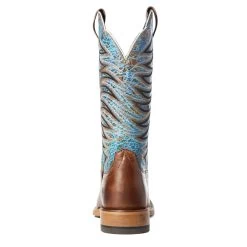 Ariat Men's Firecatcher Well Brown & Blue Lake Leather Boots 10035952 -ARIAT Cowboy Gear 1280 Y55dHdK3vLo6