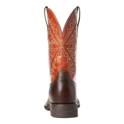 Ariat Men's Qualifier Wicker & Orange Boom Boots 10035900 -ARIAT Cowboy Gear 1280 gPIk14Mr2Kq0