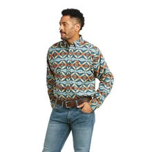 Ariat Men's Pendleton Causal Night Dance Long Sleeve Shirt 10036954