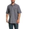 Ariat® Men's Rebar Made Tough Steel Short Sleeve Work Shirt 10025392 -ARIAT Cowboy Gear 57 39a2b2a4 c02e 4c4e a098 9beab0a5eab2
