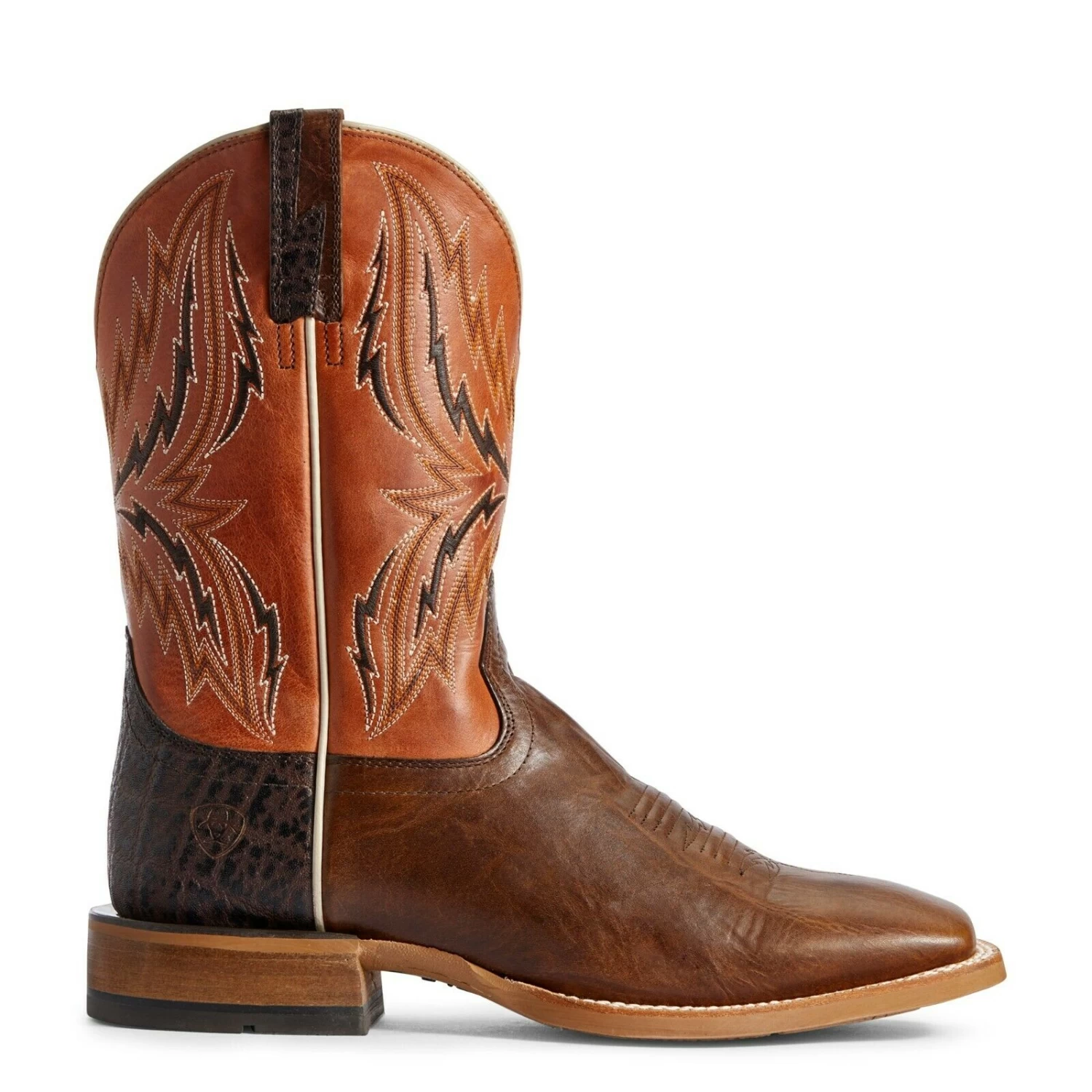 Ariat® Men's Rave Orange & Chocolate Arena Rebound Boots 10031464 6 Ariat® Men's Rave Orange & Chocolate Arena Rebound Boots 10031464 - Image 4
