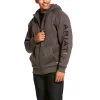 Ariat® Men's Rebar Grey All-Weather Full-Zip Logo Hoodie 10027800 -ARIAT Cowboy Gear 57 4c6d3d0c 8124 4adf 9893 37181dc3b423