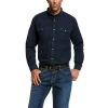Ariat® Men's FR Featherlight Navy Blue Work Shirt 10022899 -ARIAT Cowboy Gear 57 6c9441a7 468c 4821 88e3 b62dff0c75e5