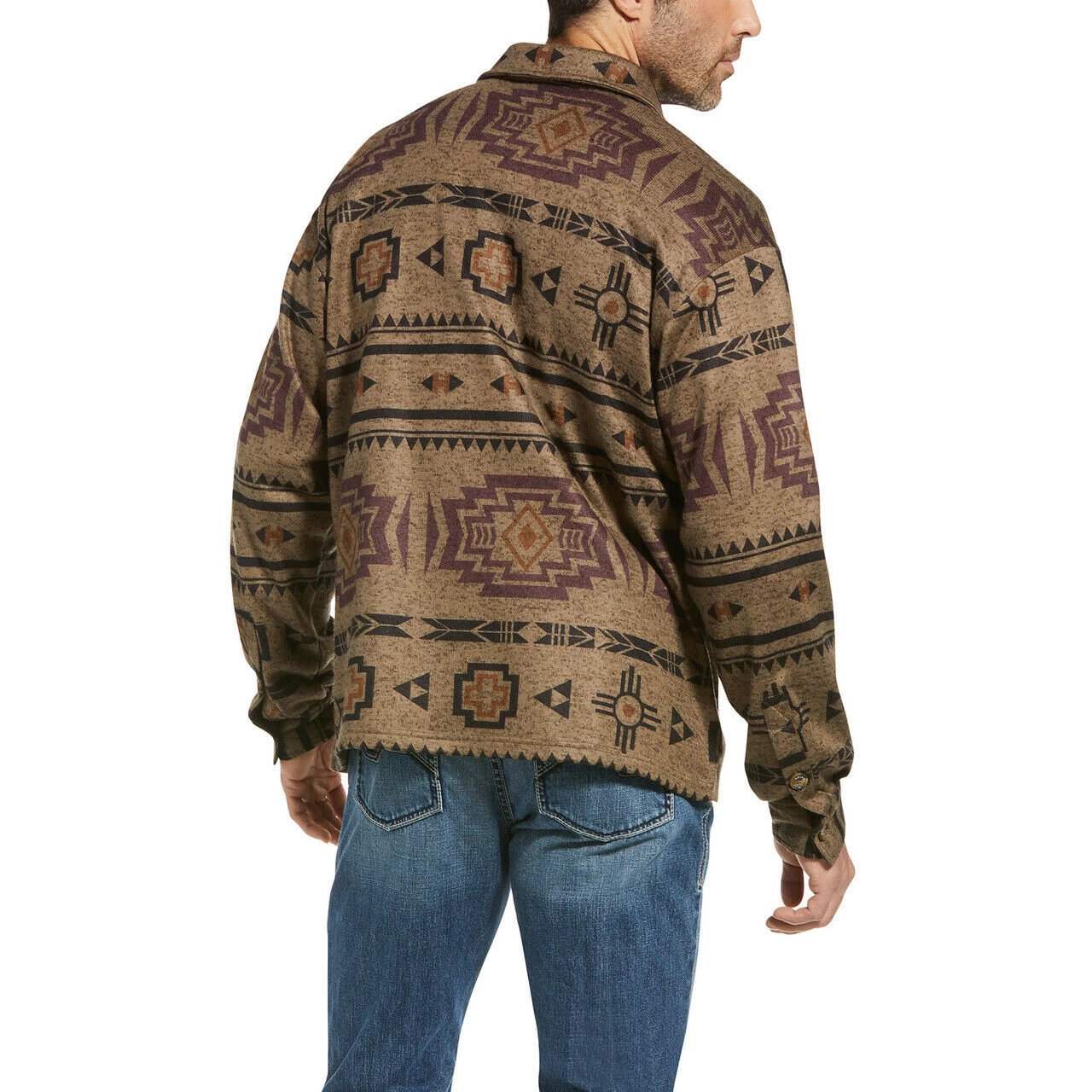 Ariat® Men's Brindlewood Retro Hatcher Printed Sweater Jacket 10033227 4 Ariat® Men's Brindlewood Retro Hatcher Printed Sweater Jacket 10033227 - Image 2