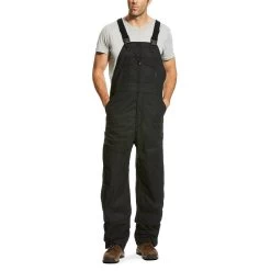 Ariat® Men's FR 2.0 Black Insulated Overall Bib 10023457