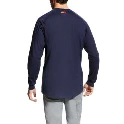 Ariat® Men's FR Air Henley Navy Long-Sleeves Shirt 10022597 5 Ariat® Men's FR Air Henley Navy Long-Sleeves Shirt 10022597 -ARIAT Cowboy Gear 57 7c3bf770 0a03 4501 94bb cb8552d5ba3f