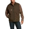Ariat® Men's Rebar Brown Stretch Duracanvas Work Vest 10027851 -ARIAT Cowboy Gear 57 c1d8b6c8 e50e 42c8 9680 bfbd8284e638