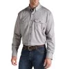Ariat® Men's FR Flame Resistant Solid Silver Fox Work Shirt 10012253 -ARIAT Cowboy Gear 57 dfb43804 f260 4b88 9a4c cc2a27042657
