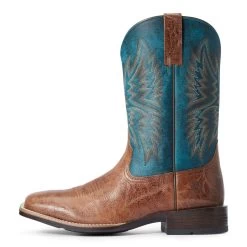 Ariat® Men's Valor Ultra Dark Tan & Rocky Blue Boots 10034080 9 Ariat® Men's Valor Ultra Dark Tan & Rocky Blue Boots 10034080 -ARIAT Cowboy Gear 57 e783de9d b6b2 4094 a20d b2b61e043bae