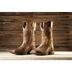 Ariat® Men's Circuit Patriot Weathered Tan Boots 10029699 11 Ariat® Men's Circuit Patriot Weathered Tan Boots 10029699 -ARIAT Cowboy Gear F19 MNS WEST Simmons 10029699 social 014321654