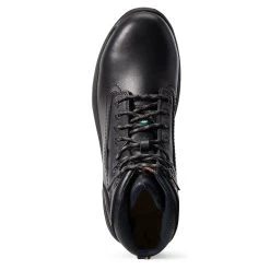 Ariat Men's Turbo 6" Black Waterproof Lace Up Round Toe Boots 10029134 -ARIAT Cowboy Gear F19 MNS WORK Couto 10029134 toe f569ff02 e2db 42ba 8696 4d937607c6e2