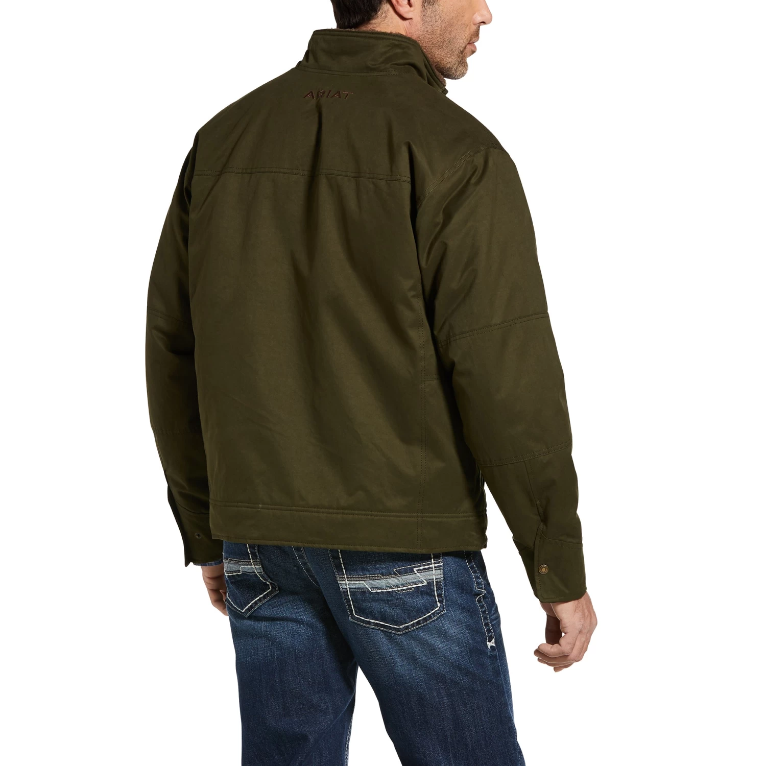 Ariat Men's Grizzly Canvas Brine Olive Conceal Carry Jacket10033001 4 Ariat Men's Grizzly Canvas Brine Olive Conceal Carry Jacket10033001 - Image 2