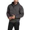 Ariat® Men's Rebar Washed DuraCanvas­™ Grey Insulated Jacket 10032995 -ARIAT Cowboy Gear F20 MNS WORK Gaglione 10032995 front
