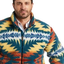 Ariat® Men's Pendleton Fleece Jacket Night Dance 10036947 -ARIAT Cowboy Gear F21 MNS WEST 10036947 detail02