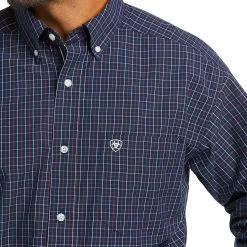 Ariat® Men's Pino Classic Long Sleeve Old Navy Shirt 10037051 -ARIAT Cowboy Gear F21 MNS WEST 10037051 detail01 1a1fa826 409c 402b ba38 630beffe0a7f