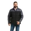 Ariat Men's Crius Insulated Black/Camo Concealed Carry Jacket 10037059 -ARIAT Cowboy Gear F21 MNS WEST 10037059 front