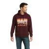 Ariat Men's Basic Malbec Southwest Scenic Hoodie 10037262 -ARIAT Cowboy Gear F21 MNS WEST 10037262