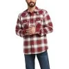 Ariat® Men's Rio Red Hillsboro Retro Snap Button Down Shirt 10037334 -ARIAT Cowboy Gear F21 MNS WEST 10037334 frontalt 2 ade4c3cb f31a 4d57 b0dd a7cdbc0f41db