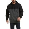 Ariat Men's Lifted Chenille Black Hoodie Sweatshirt 10037349 1 Ariat Men's Lifted Chenille Black Hoodie Sweatshirt 10037349 -ARIAT Cowboy Gear F21 MNS WEST 10037349 front