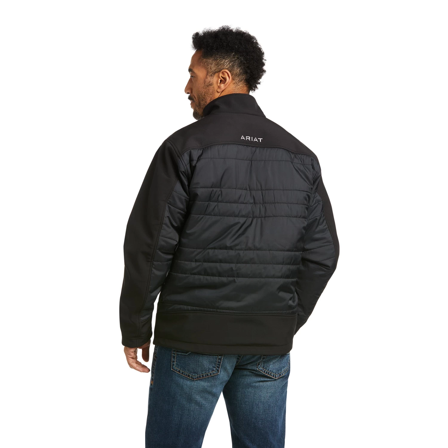 Ariat Men's Elevation Insulated Black Softshell Jacket 10037500 4 Ariat Men's Elevation Insulated Black Softshell Jacket 10037500 - Image 2
