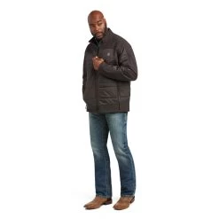 Ariat Men's Elevation Espresso Insulated Softshell Jacket 10037521 -ARIAT Cowboy Gear F21 MNS WEST 10037521 full