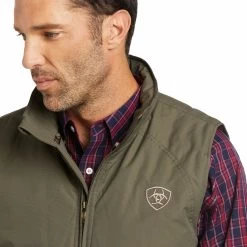 Ariat Men's Team Logo Walnut Concealed Carry Insulated Vest 10037551 -ARIAT Cowboy Gear F21 MNS WEST 10037551 detail04