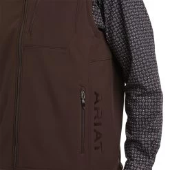 Ariat Men's Logo 2.0Patriot Coffee Bean Concealed Carry Vest 10037560 -ARIAT Cowboy Gear F21 MNS WEST 10037560 detail01