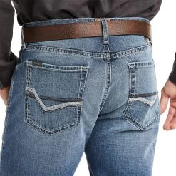 Ariat® Men's M5 Novato Straight Stretch Boot Cut Jeans 10037966 -ARIAT Cowboy Gear F21 MNS WEST 10037966 detail03