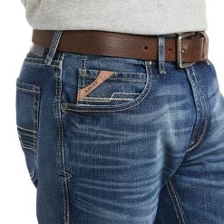Ariat® Men's M4 Clovis Stretch 3D Stackable Straight Leg Jeans 10037968 -ARIAT Cowboy Gear F21 MNS WEST 10037968 detail02