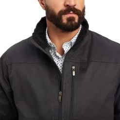 Ariat Men's Grizzly Canvas Conceal Carry Phantom Jacket 10038178 -ARIAT Cowboy Gear F21 MNS WEST 10038178 detail01