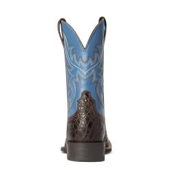 Ariat Men's Sport Sow Country Clear Blue Western Boots 10038361 -ARIAT Cowboy Gear F21 MNS WEST 10038361 heel