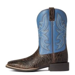 Ariat Men's Sport Sow Country Clear Blue Western Boots 10038361 -ARIAT Cowboy Gear F21 MNS WEST 10038361 side