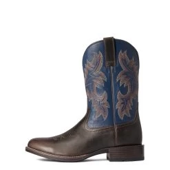 Ariat Men's Stockman Ultra Wicker/Federal Blue Western Boots 10038366 12 Ariat Men's Stockman Ultra Wicker/Federal Blue Western Boots 10038366 -ARIAT Cowboy Gear F21 MNS WEST 10038366 side