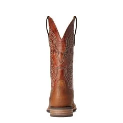 Ariat Men's Everlite Go Getter Brown & Rust Western Boots 10038369 -ARIAT Cowboy Gear F21 MNS WEST 10038369 heel