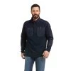 Ariat® Men's FR Duralight Navy 1/4 Zip Work Shirt 10035378 1 Ariat® Men's FR Duralight Navy 1/4 Zip Work Shirt 10035378 -ARIAT Cowboy Gear F21 MNS WORK 10035378 front