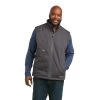 Ariat® Men's Rebar Washed DuraCanvas­™ Grey Insulated Vest 10037385 -ARIAT Cowboy Gear F21 MNS WORK 10037385 front