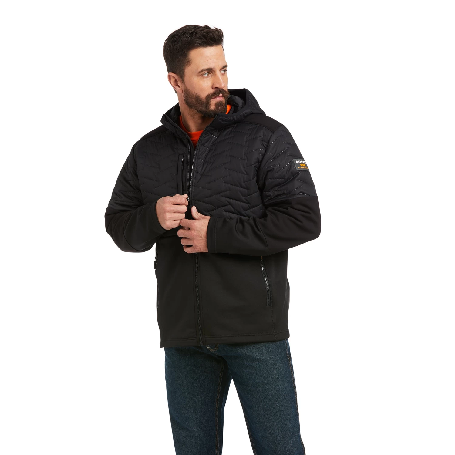 Ariat® Men's Rebar Cloud 9 Insulated Black Jacket 10037509 3 Ariat® Men's Rebar Cloud 9 Insulated Black Jacket 10037509