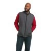Ariat® Men's Rebar Stretch Canvas Grey Softshell Vest 10037634 1 Ariat® Men's Rebar Stretch Canvas Grey Softshell Vest 10037634 -ARIAT Cowboy Gear F21 MNS WORK 10037634 front