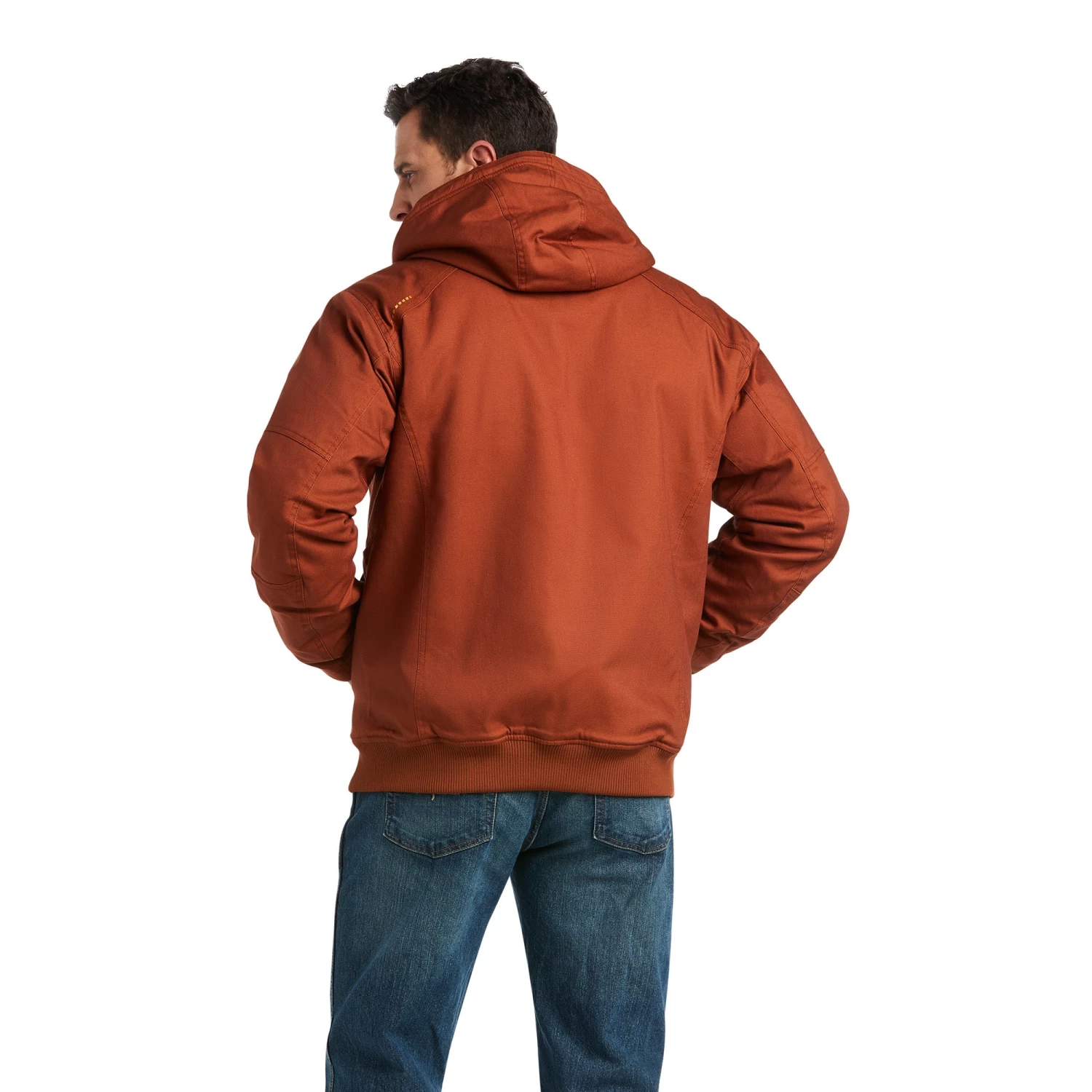 Ariat Men's Rebar DuraCanvas Copper Insulated Hooded Jacket 10037637 4 Ariat Men's Rebar DuraCanvas Copper Insulated Hooded Jacket 10037637 - Image 2