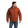 Ariat Men's Rebar DuraCanvas Copper Insulated Hooded Jacket 10037637 -ARIAT Cowboy Gear F21 MNS WORK 10037637 front