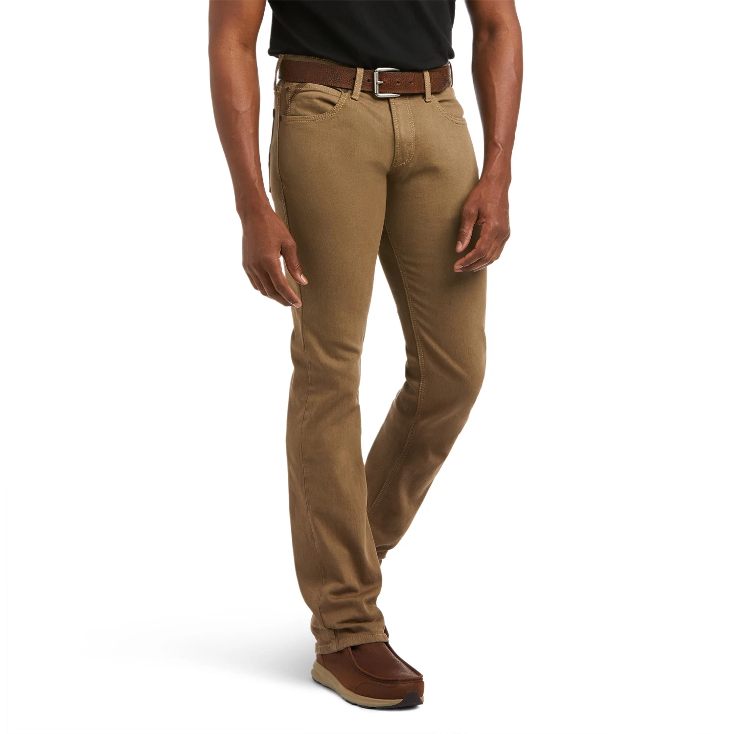 Ariat Men's M7 Rocker Stretch Grizzly Straight Whiskey Jeans 10036875 4 Ariat Men's M7 Rocker Stretch Grizzly Straight Whiskey Jeans 10036875 - Image 2