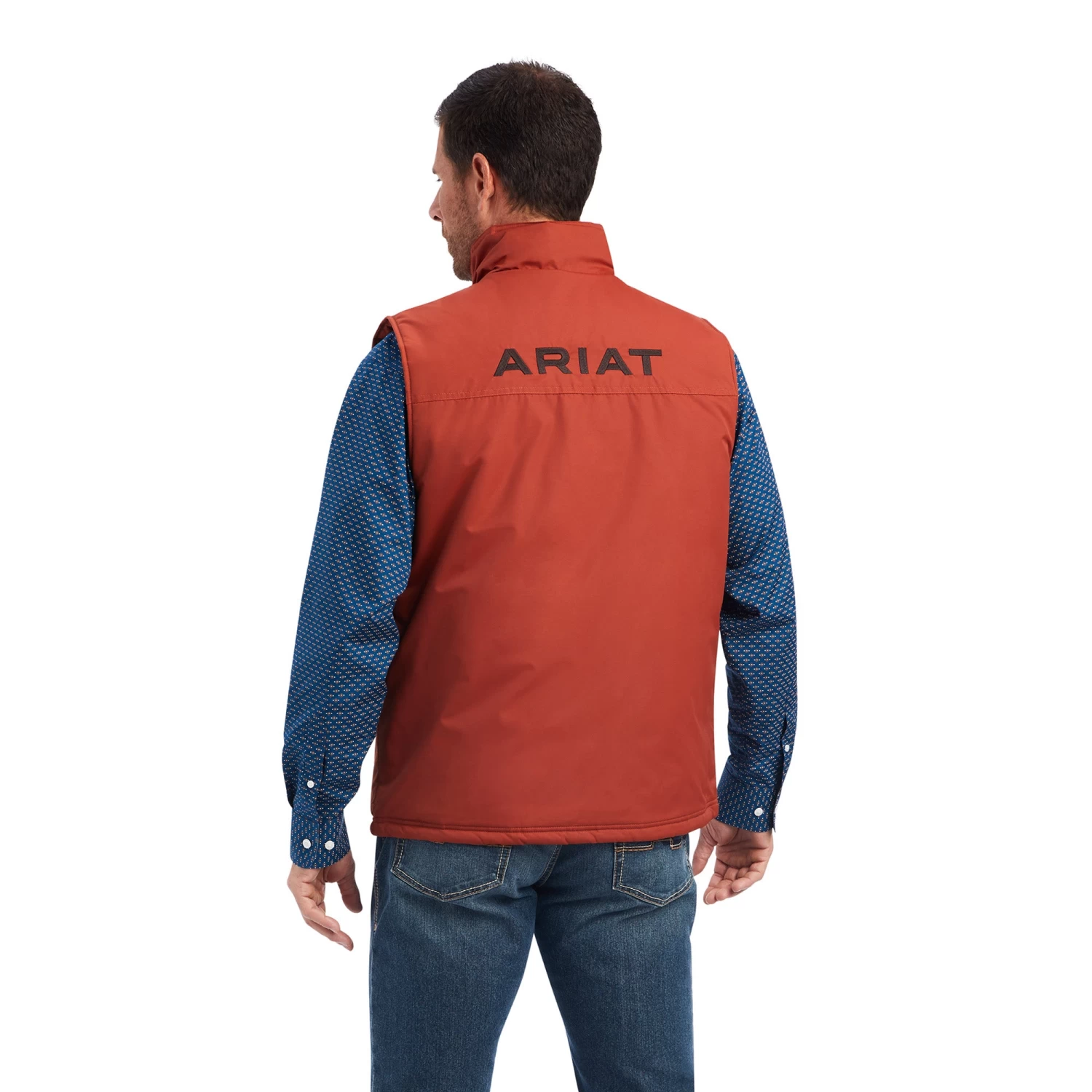 Ariat® Men's Team Logo Concealed Carry Arabian Spice Vest 10041527 4 Ariat® Men's Team Logo Concealed Carry Arabian Spice Vest 10041527 - Image 2