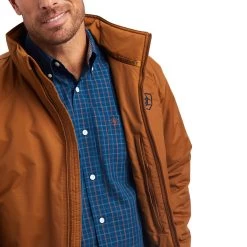 Ariat® Men's Chestnut Team Logo Insulated Concealed Carry Jacket 10041545 9 Ariat® Men's Chestnut Team Logo Insulated Concealed Carry Jacket 10041545 -ARIAT Cowboy Gear F22 MNS WEST 10041545 detail02