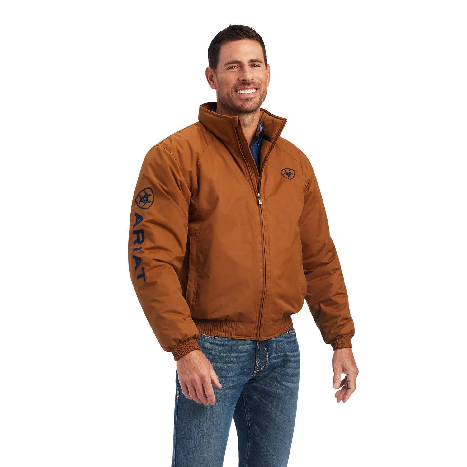 Ariat® Men's Chestnut Team Logo Insulated Concealed Carry Jacket 10041545 3 Ariat® Men's Chestnut Team Logo Insulated Concealed Carry Jacket 10041545