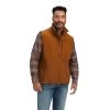 Ariat® Men's Logo 2.0 Chestnut Softshell Vest 10041620 -ARIAT Cowboy Gear F22 MNS WEST 10041620 front