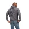 Ariat® Men's Camo Flag Charcoal Heather Hoodie 10041730 -ARIAT Cowboy Gear F22 MNS WEST 10041730 back 204f7c8e e353 49eb 9e42 3e9a17120bec