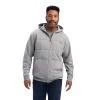 Ariat® Men's Zephyr Hybrid Full Zip Heather Grey Jacket 10041814 -ARIAT Cowboy Gear F22 MNS WEST 10041814 front