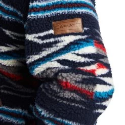 Ariat® Men's Chimayo New Mexico Navy Fleece Jacket 10042186 -ARIAT Cowboy Gear F22 MNS WEST 10042186 detail03